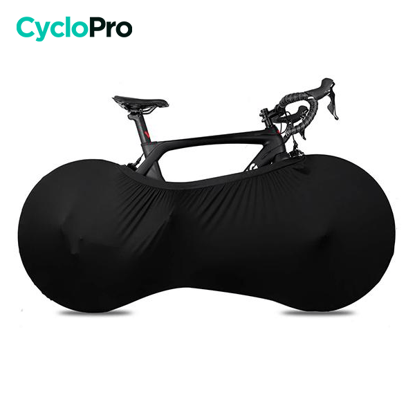 Housse de protection d'intérieure Cyclisme et VTT - Protect+ Housse de protection vélo CycloPro Noire Vélo de route 