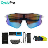 Lunettes polarisées pour Cyclisme Blanches - OPTIMAX GT-Cycle Outdoor Store 