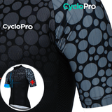 Maillot de cyclisme Bleu - Pulsation+ Maillot court cyclisme GT-Cycle Outdoor Store 