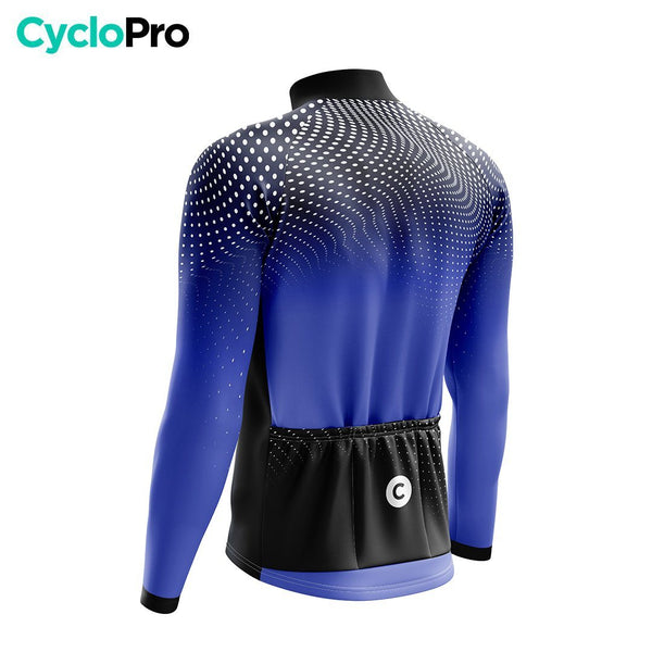 MAILLOT LONG DE CYCLISME HIVER BLEU - COCCINELLE+ Maillot thermique homme GT-Cycle Outdoor Store 