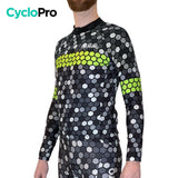 MAILLOT LONG DE CYCLISME JAUNE - AUTOMNE - ATMOSPHERE+ Maillot long pour homme GT-Cycle Outdoor Store 