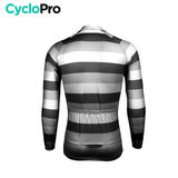 MAILLOT LONG DE CYCLISME NOIR ET BLANC - AUTOMNE - ÉVASION+ Maillot long pour homme GT-Cycle Outdoor Store 