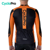 MAILLOT LONG DE CYCLISME ORANGE - AUTOMNE - FLASH+ Maillot long pour homme GT-Cycle Outdoor Store 