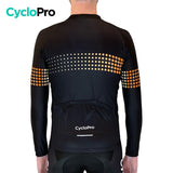 MAILLOT LONG DE CYCLISME ORANGE - AUTOMNE - LIBERTY+ Maillot long pour homme GT-Cycle Outdoor Store 