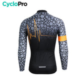 MAILLOT LONG DE CYCLISME ORANGE - AUTOMNE - PULSATION+ Maillot long pour homme GT-Cycle Outdoor Store 