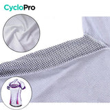 Maillot Vélo de Route Violet - Confort+ - DESTOCKAGE Tenue de cyclisme été Cyclo Pro 