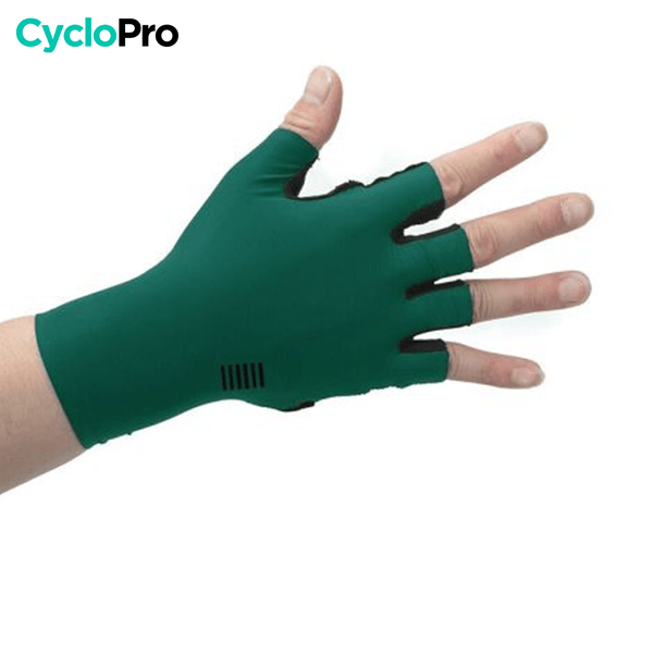 Mitaines Cycliste Pro Fit - Skin+ - DESTOCKAGE Mitaines cyclisme CycloPro Vertes S 