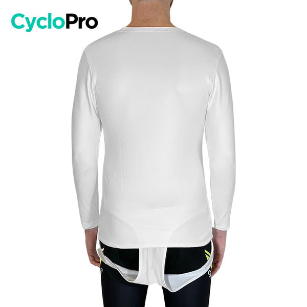 Sous maillot thermique blanc Hiver - Thermo+ Maillot technique hiver GT-Cycle Outdoor Store 