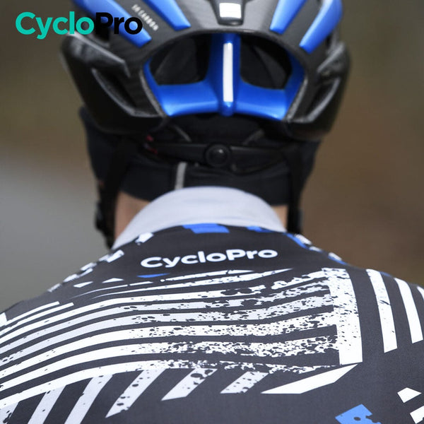 TENUE CYCLISTE AUTOMNE BLEUE - DIRTY+ tenue de cyclisme CycloPro 