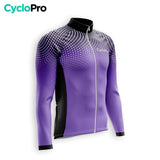 TENUE CYCLISTE AUTOMNE HOMME VIOLET - DIMENSION+ tenue cyclisme homme CycloPro 