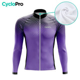 TENUE CYCLISTE AUTOMNE HOMME VIOLET - DIMENSION+ tenue cyclisme homme CycloPro 