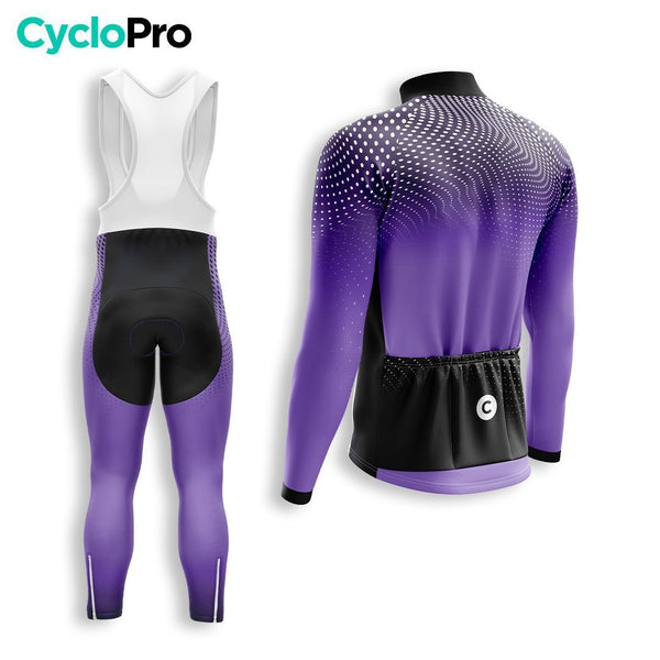 TENUE CYCLISTE AUTOMNE HOMME VIOLET - DIMENSION+ tenue cyclisme homme CycloPro 