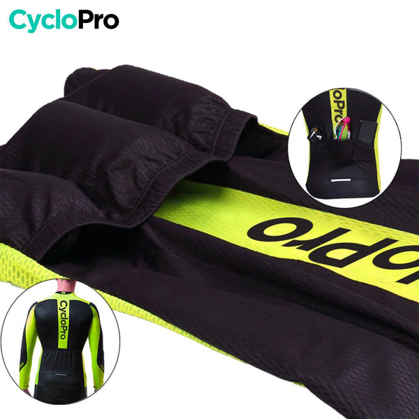 Tenue cycliste automne jaune - Flash+ Tenue de cyclisme automne homme GT-Cycle Outdoor Store 