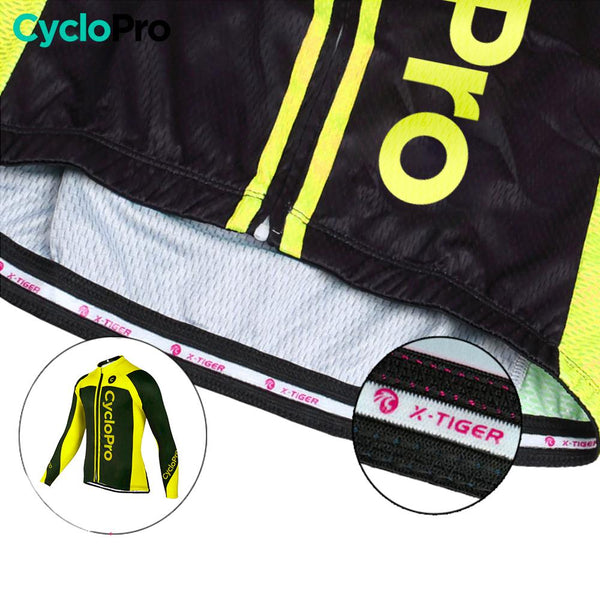 Tenue cycliste automne jaune - Flash+ Tenue de cyclisme automne homme GT-Cycle Outdoor Store 