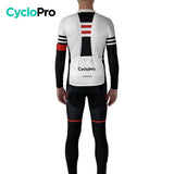 Tenue cycliste automne Noire et Blanche - Pro+ Tenue de cyclisme automne homme GT-Cycle Outdoor Store 