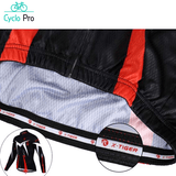 Tenue cycliste automne Noire et Rouge - Confort+ - DESTOCKAGE tenue de cyclisme hiver GT-Cycle Outdoor Store 