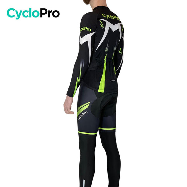 Tenue cycliste automne Noire et Verte - Confort+ tenue de cyclisme automne GT-Cycle Outdoor Store 