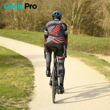TENUE CYCLISTE AUTOMNE ROUGE - DIRTY+ tenue de cyclisme CycloPro 