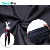 TENUE CYCLISTE AUTOMNE ROUGE - DIRTY+ tenue de cyclisme CycloPro 
