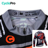 TENUE CYCLISTE AUTOMNE ROUGE - DIRTY+ tenue de cyclisme CycloPro 