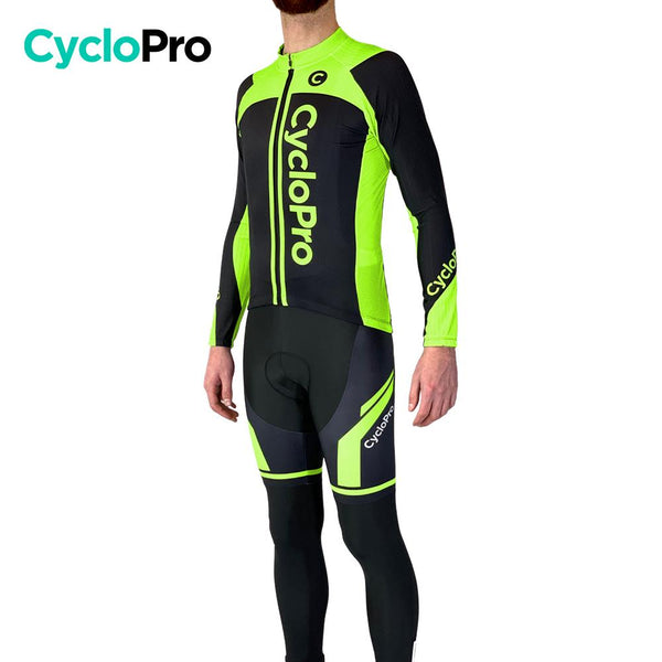 Tenue cycliste automne verte - Flash+ Tenue de cyclisme automne homme GT-Cycle Outdoor Store 