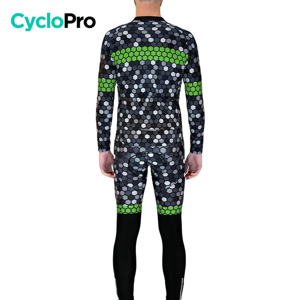 Tenue cycliste automne Verte Homme - Atmosphère+ tenue de cyclisme automne GT-Cycle Outdoor Store 