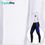 TENUE CYCLISTE HIVER BLEUE - ABSTRACT+ - DESTOCKAGE tenue cyclisme homme CycloPro 