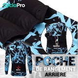 TENUE CYCLISTE HIVER BLEUE - SPLASH+ tenue de cyclisme CycloPro 
