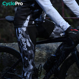 TENUE CYCLISTE HIVER GRISE - COMMANDEUR tenue de cyclisme CycloPro 