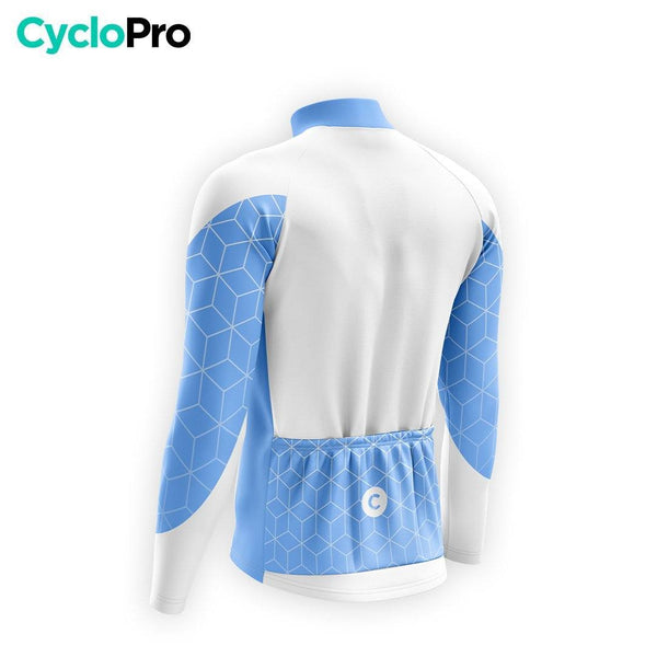 TENUE CYCLISTE HIVER HOMME BLEU - CUBIC+ tenue cyclisme homme CycloPro 