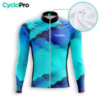 TENUE CYCLISTE HIVER HOMME BLEUE - HORIZON+ tenue cyclisme homme CycloPro 