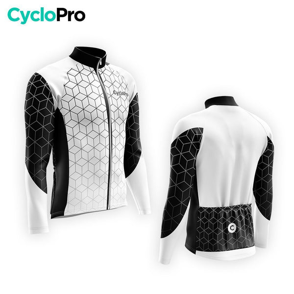 TENUE CYCLISTE HIVER HOMME NOIR - CUBIC+ tenue cyclisme homme CycloPro 