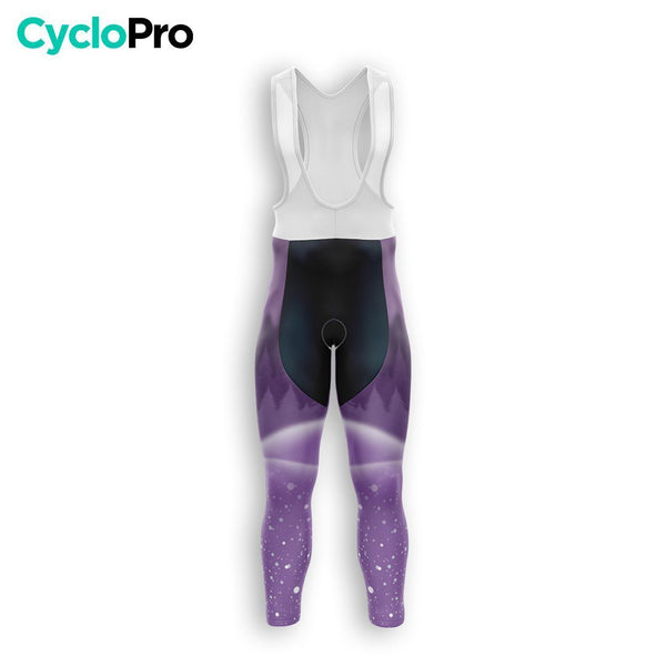 TENUE CYCLISTE HIVER HOMME VIOLET - SNOW+ tenue cyclisme homme CycloPro 