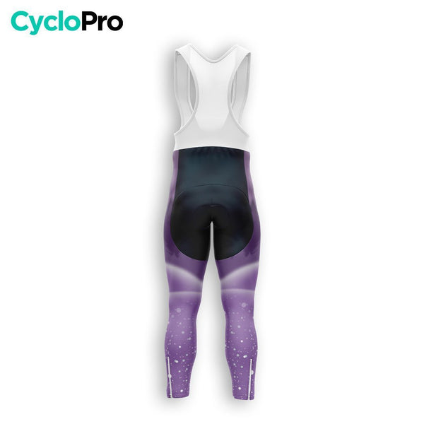 TENUE CYCLISTE HIVER HOMME VIOLET - SNOW+ tenue cyclisme homme CycloPro 