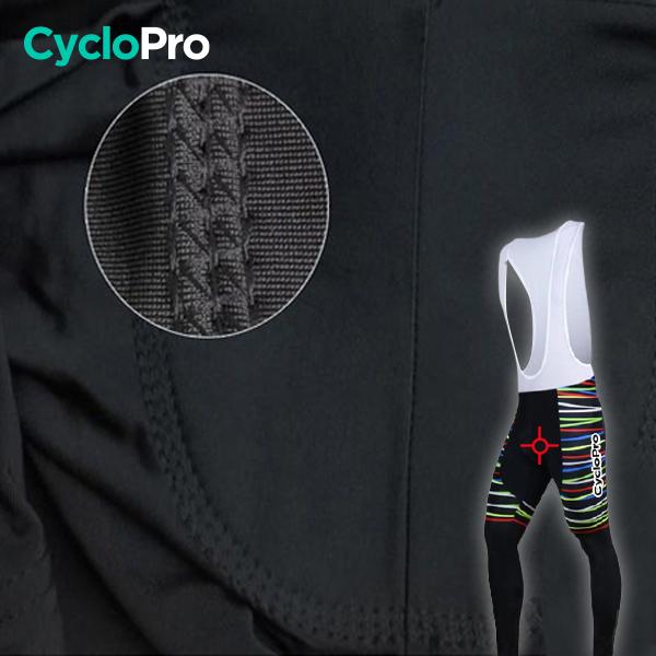 TENUE CYCLISTE HIVER NOIRE - HAPPY+ tenue de cyclisme CycloPro 