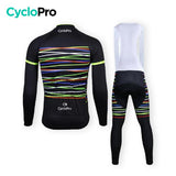 TENUE CYCLISTE HIVER NOIRE - HAPPY+ tenue de cyclisme CycloPro 