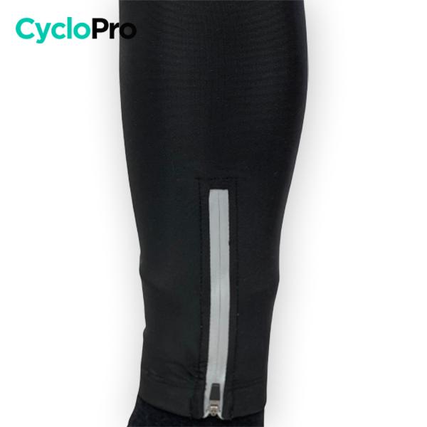 TENUE CYCLISTE HIVER NOIRE - HAPPY+ tenue de cyclisme CycloPro 