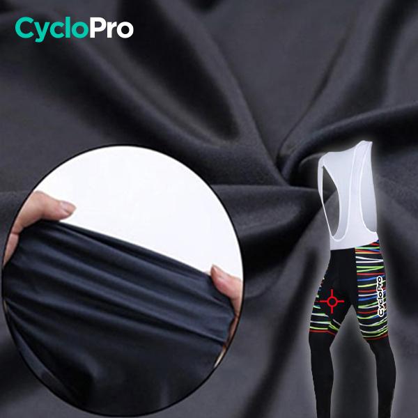 TENUE CYCLISTE HIVER NOIRE - HAPPY+ tenue de cyclisme CycloPro 