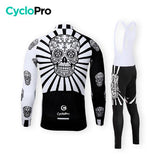 TENUE CYCLISTE HIVER - SKULL+ tenue cyclisme homme CycloPro 