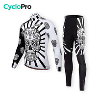 TENUE CYCLISTE HIVER - SKULL+ tenue cyclisme homme CycloPro Sans XS 