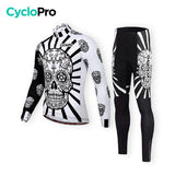 TENUE CYCLISTE HIVER - SKULL+ tenue cyclisme homme CycloPro Sans XS 