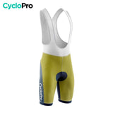 TENUE DE CYCLISME ÉTÉ HOMME JAUNE - CHIC+ Tenue de cyclisme été GT-Cycle Outdoor Store 