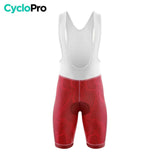 TENUE DE CYCLISME ÉTÉ HOMME ROUGE - FLUID+ Tenue de cyclisme été GT-Cycle Outdoor Store 