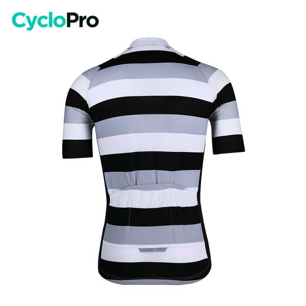 Tenue De Cyclisme Noir & Blanc - Evasion+ - DESTOCKAGE Tenue de cyclisme été CycloPro 