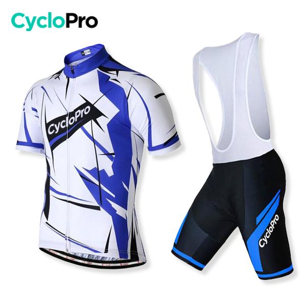 TENUE DE CYCLISTE ROUTE BLEUE - SENSAS+ - DESTOCKAGE Tenue de cyclisme été CycloPro Avec XS 