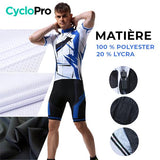 TENUE DE CYCLISTE ROUTE BLEUE - SENSAS+ Tenue de cyclisme été CycloPro 