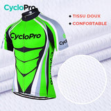 TENUE DE CYCLISTE ROUTE VERTE - SHAPE+ Tenue de cyclisme été CycloPro 