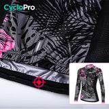 TENUE VÉLO FEMME AUTOMNE - Natura+ tenue de cyclisme CycloPro 