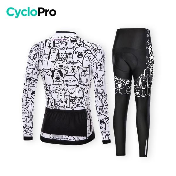 TENUE VÉLO FEMME AUTOMNE - Peps+ tenue de cyclisme CycloPro 