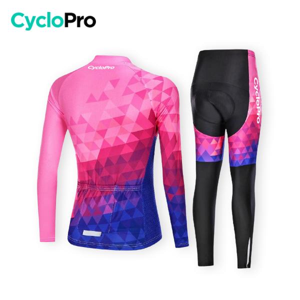 TENUE VÉLO FEMME HIVER - CUBIC+ tenue de cyclisme CycloPro 